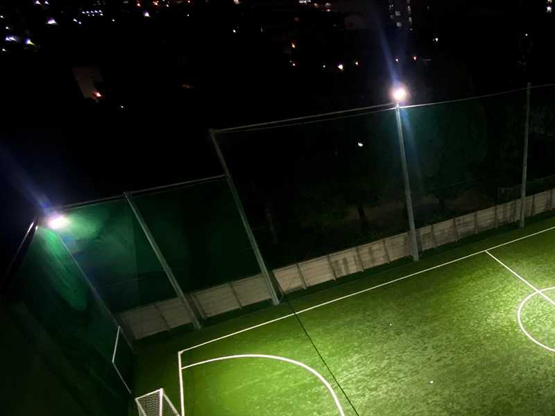 運動施設でのLED照明工事