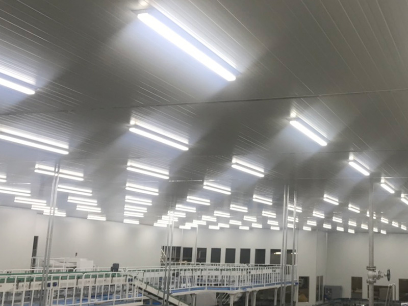 工場でのLED照明工事